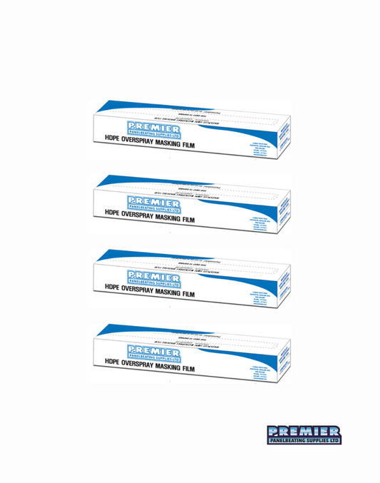 4 x HDPE Paint Masking Film - 4m x 100m