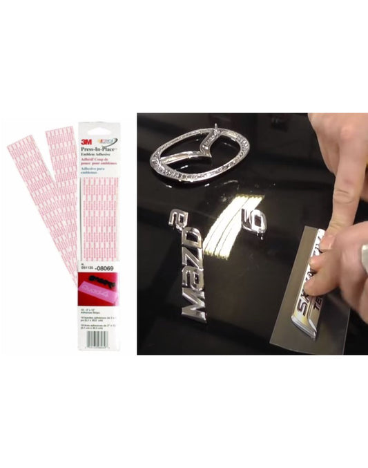 3M 08069 Emblem Adhesive Strips