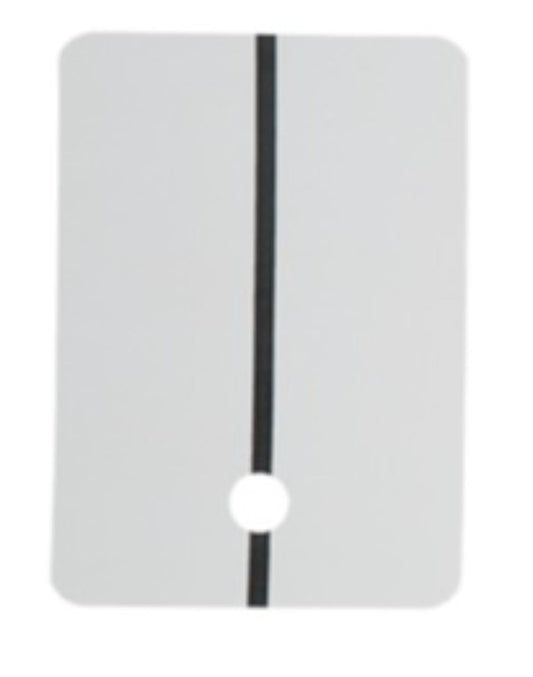 Metal Spray Test Cards - White (x100)