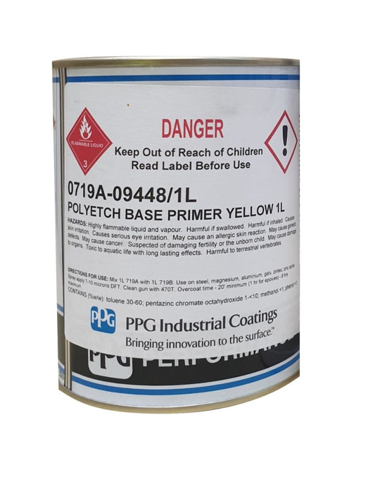 PPG Polyetch Base Primer Yellow - 1L