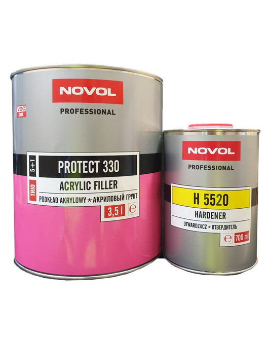 Novol Protect 330 - 2K Black Primer - 4.2L Kit (3.5L+0.7L)
