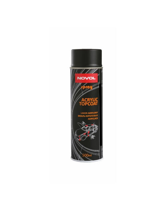 Novol Spray - Topcoat Satin Black - 500ml