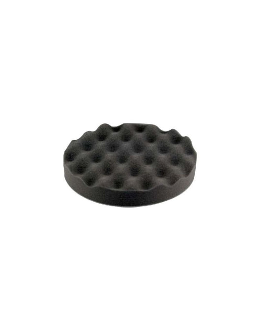 NOVOL Quattro - 150mm Black Waffle Polishing Pad - Suits 125mm Velcro Back Up Pad
