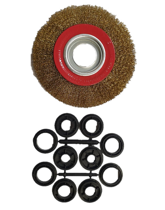 Wire Wheel 150x25x25 - Includes Adapters