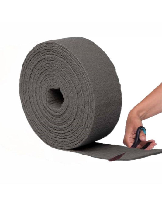 Non-Woven Scuff Roll - Grey 115mm x 10m
