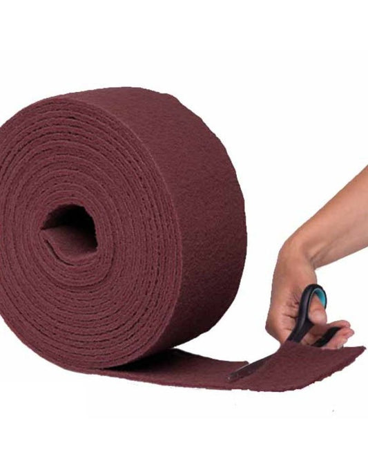 Non-Woven Scuff Roll Red 115mm x 10m