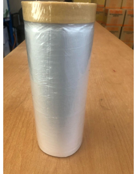 Pre-Taped Masking Film - White 1800mm (33M)