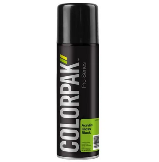 Colorpak Gloss Black Spray Aerosol 500ml