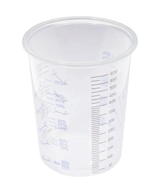 600cc Calibrated Mixing Cup - SINGLE